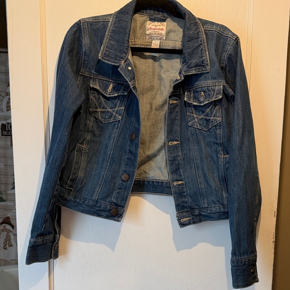 Aeropostale Classic Blue Jean Jacket